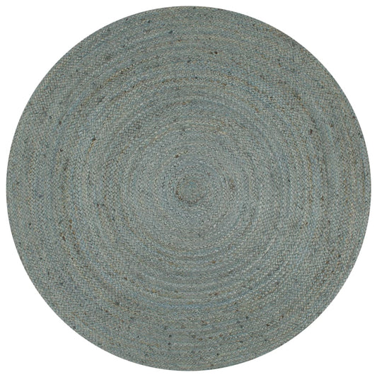 Area Rug | Olive Green | Jute | 150 cm diameter | Durable | Area Rug