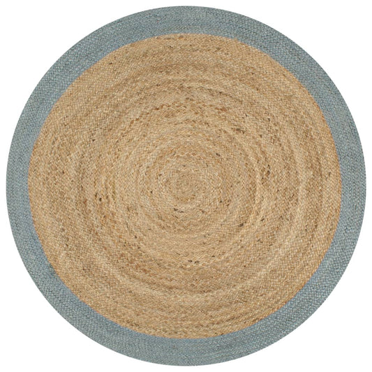 Area Rug | Natural | Braided Jute | Medium | Durable | Area Rug | Round