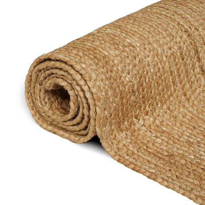 Handmade Rug Jute Natural 160x230 cm