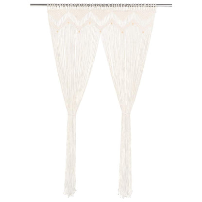 Macrame Curtain 140x240 cm Cotton