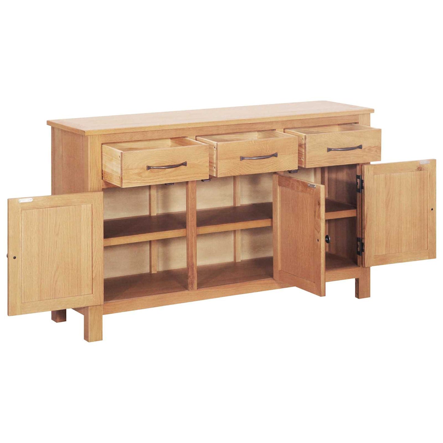 Sideboard Brown 112 x 33.5 x 70 cm Solid oak wood