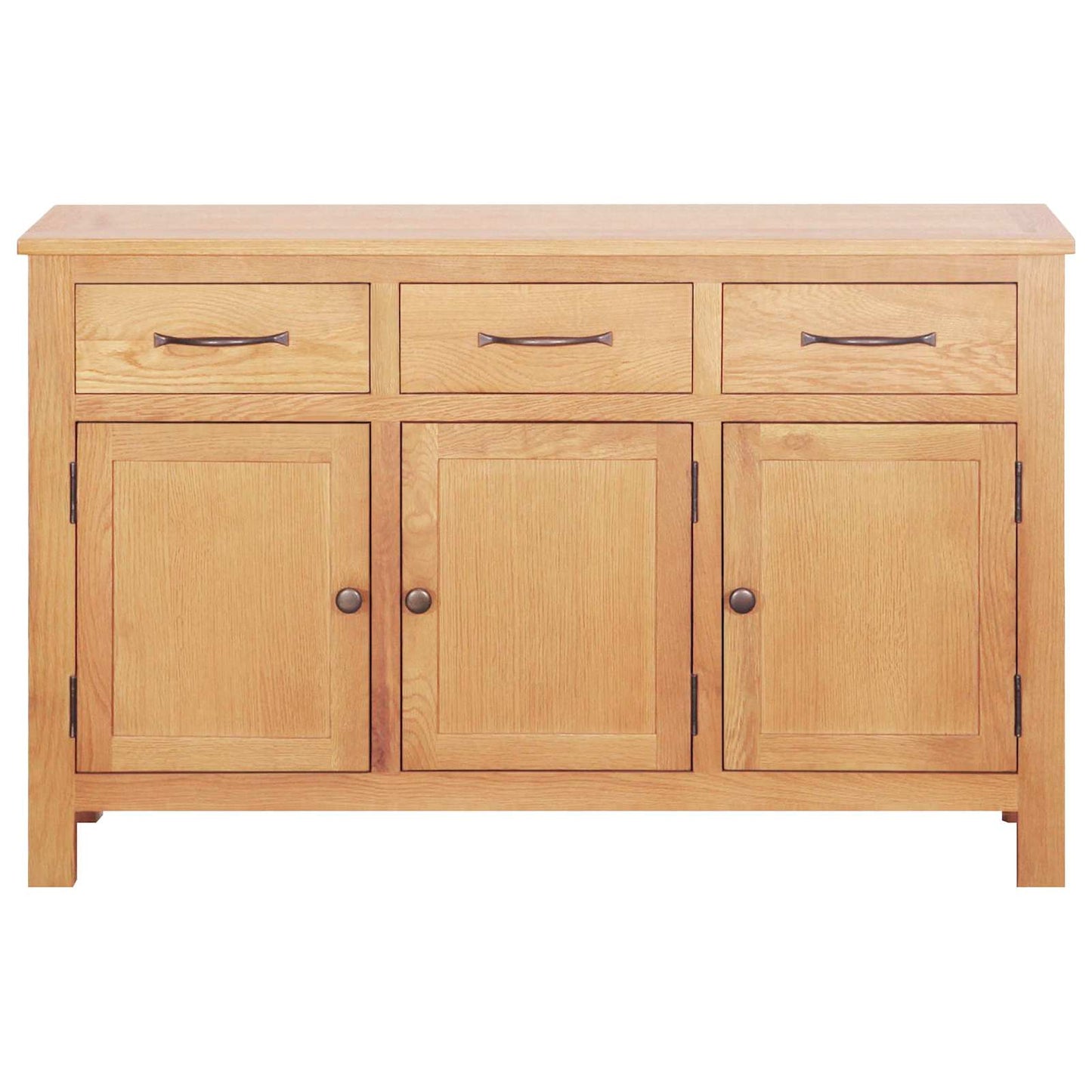 Sideboard Brown 112 x 33.5 x 70 cm Solid oak wood