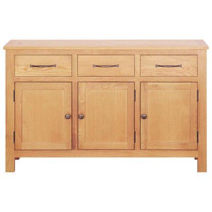 Sideboard Brown 112 x 33.5 x 70 cm Solid oak wood
