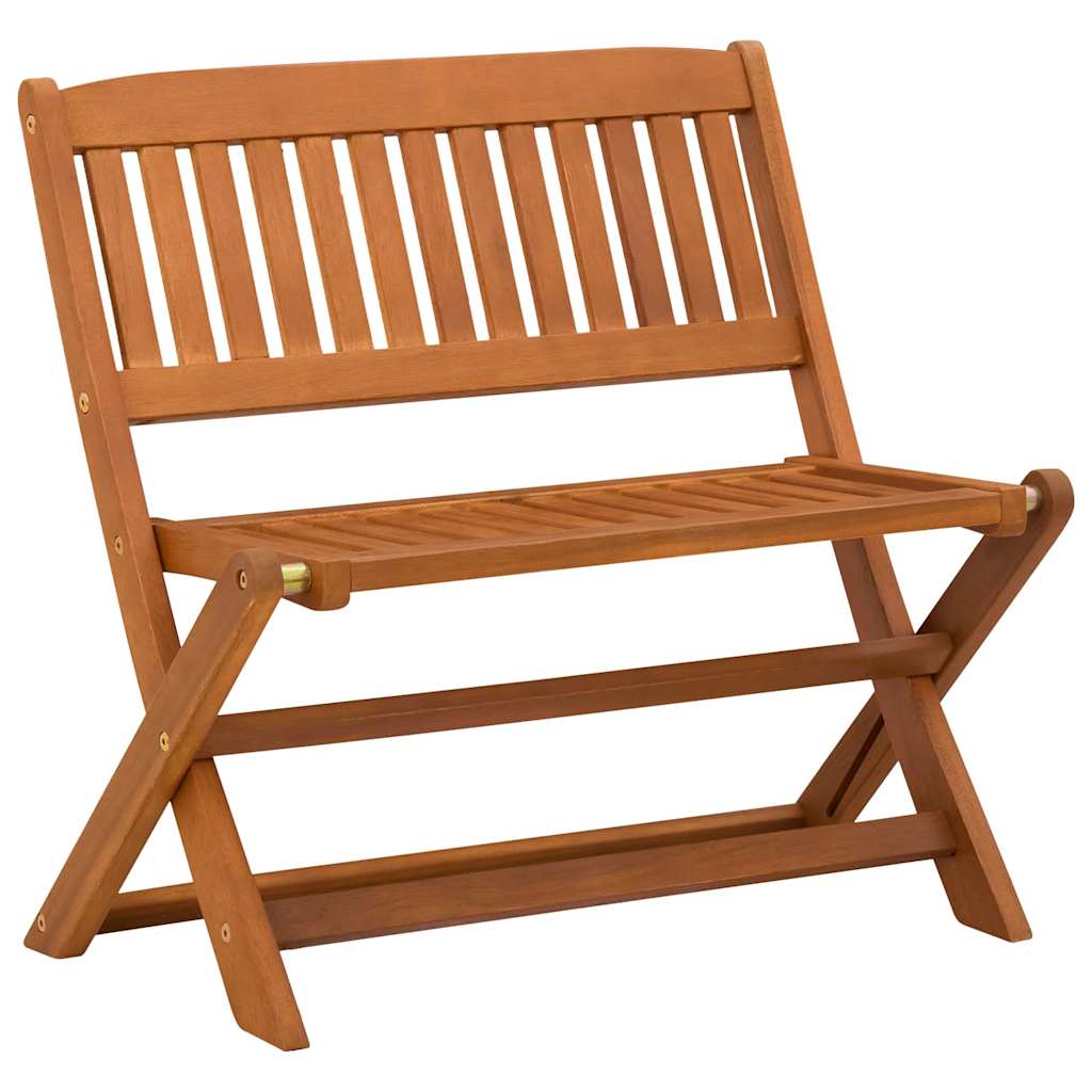 4 Piece Outdoor Dining Set for Children Solid Eucalyptus Wood