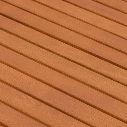 4 Piece Outdoor Dining Set for Children Solid Eucalyptus Wood