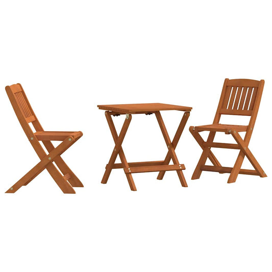 3 Piece Bistro Set for Children Solid Eucalyptus Wood