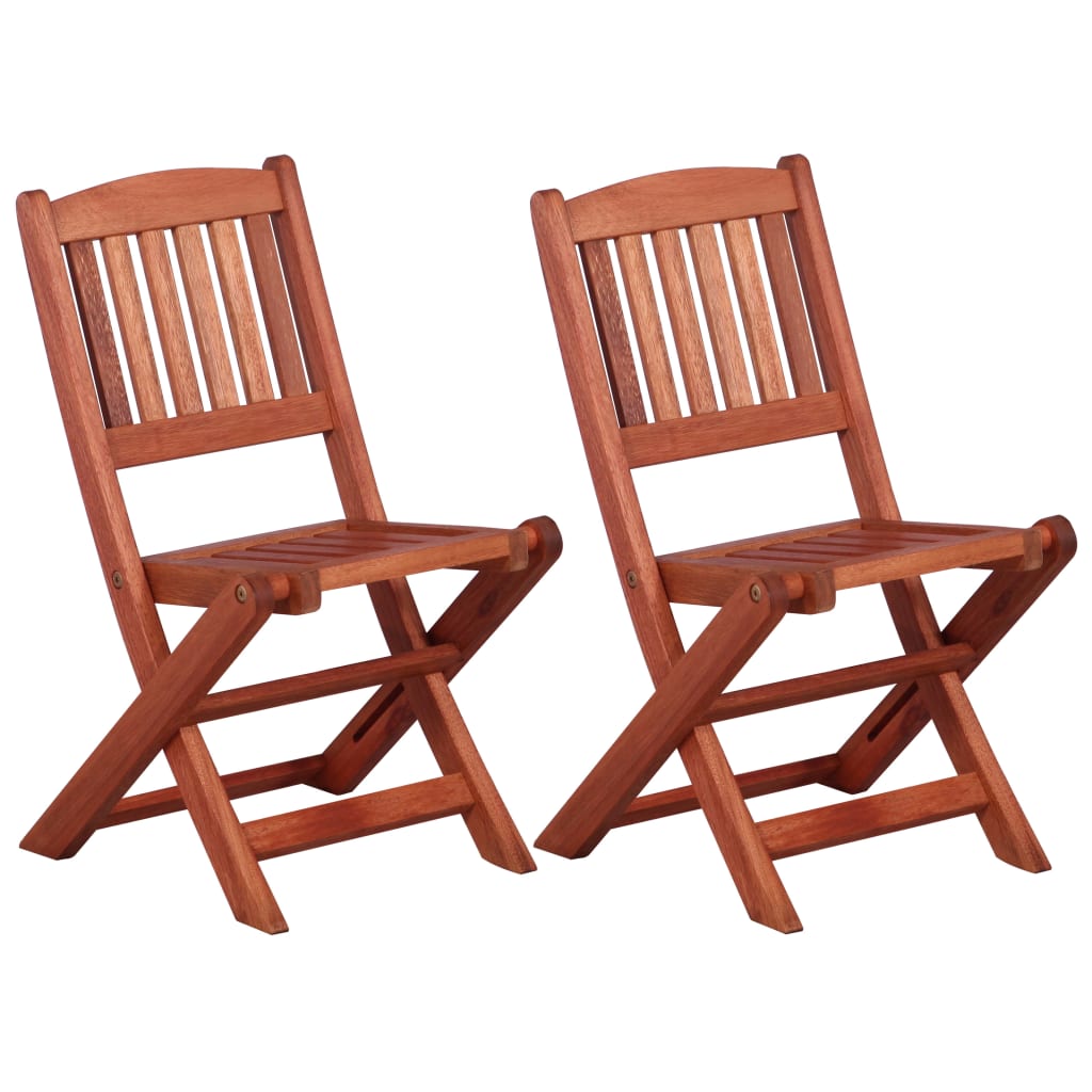 Bistro Set | Brown | Solid eucalyptus wood with an oil finish | Small