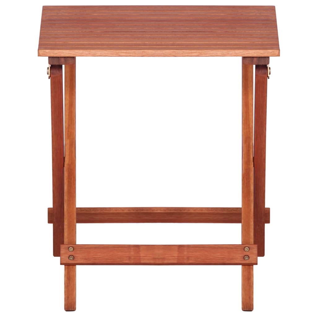Bistro Set | Brown | Solid eucalyptus wood with an oil finish | Small