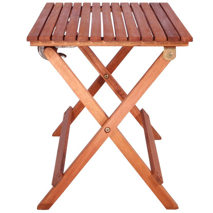 Bistro Set | Brown | Solid eucalyptus wood with an oil finish | Small