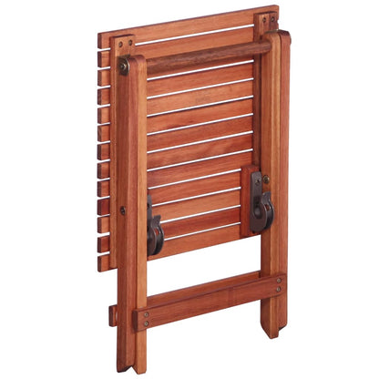 Bistro Set | Brown | Solid eucalyptus wood with an oil finish | Small