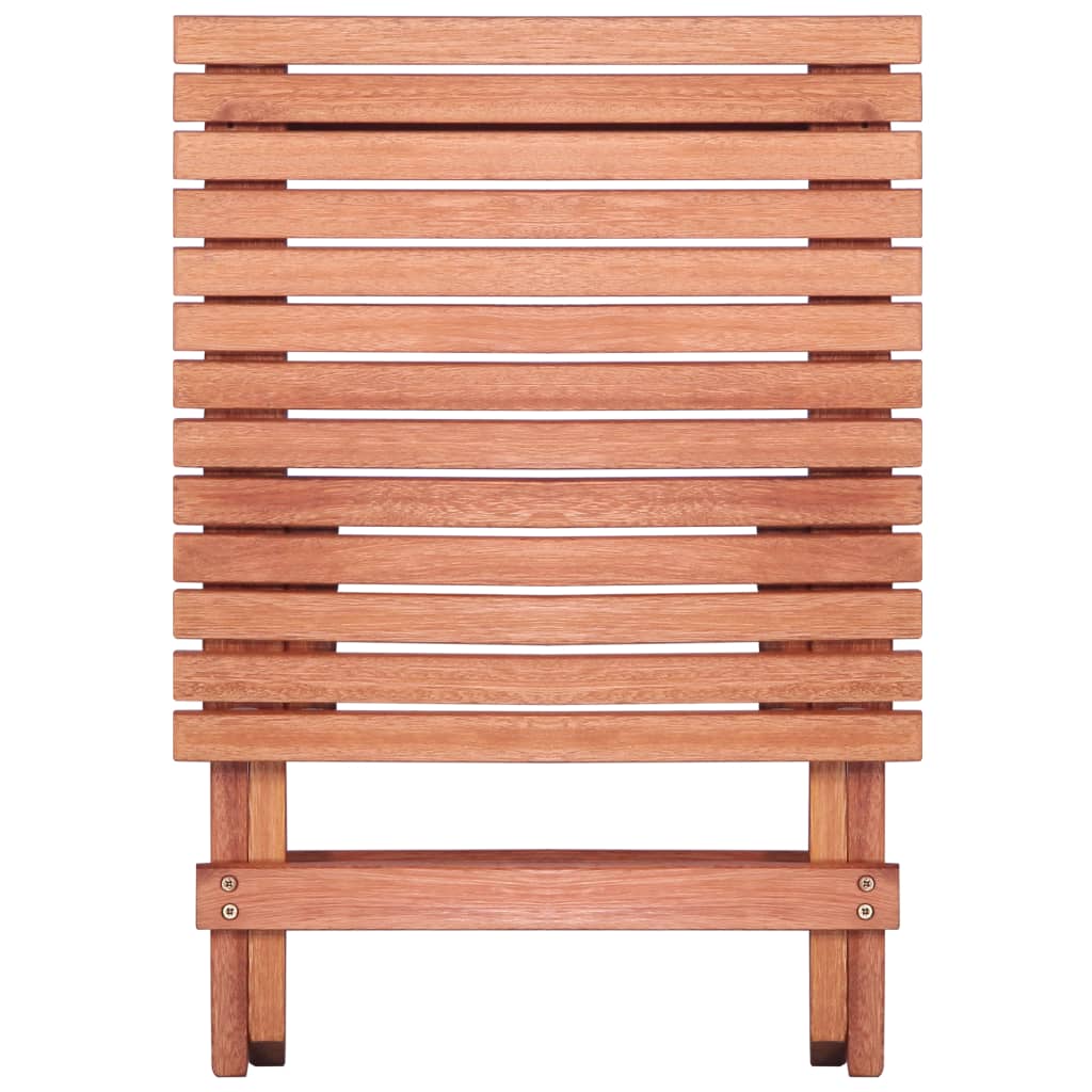 Bistro Set | Brown | Solid eucalyptus wood with an oil finish | Small