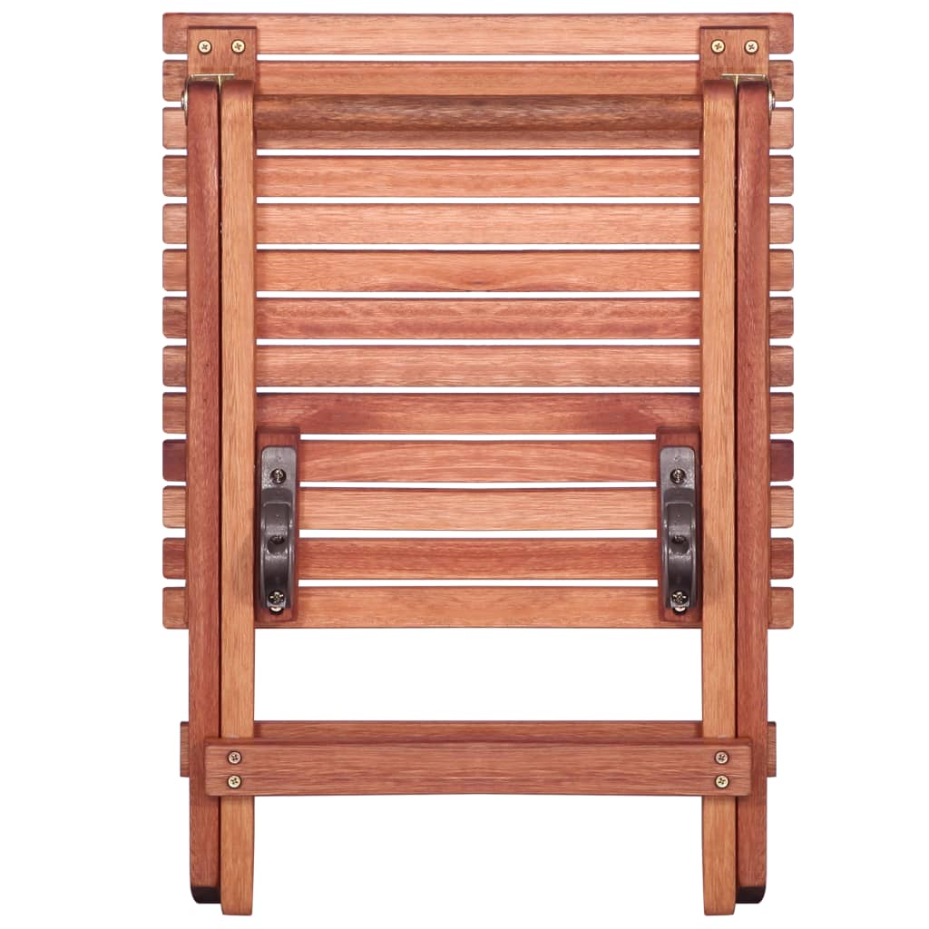 Bistro Set | Brown | Solid eucalyptus wood with an oil finish | Small