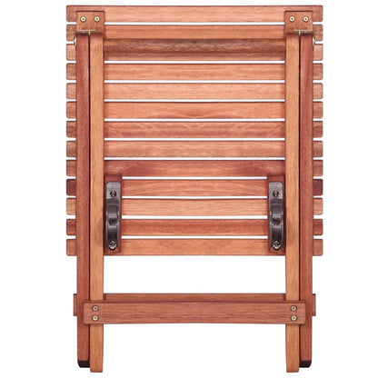Bistro Set | Brown | Solid eucalyptus wood with an oil finish | Small