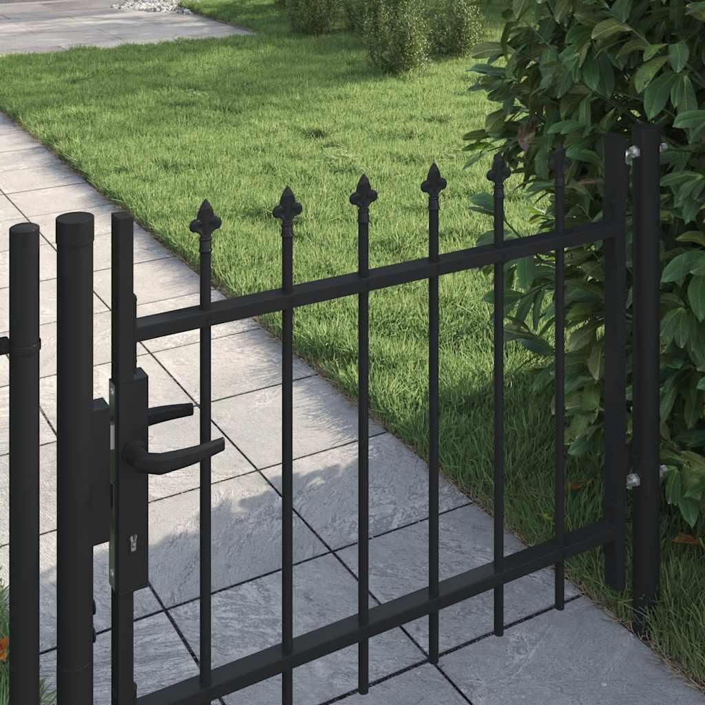 Door Fence Gate BOXTEL with Spear Top 100x75 cm