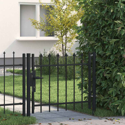 Door Fence Gate BOXTEL with Spear Top 100x75 cm