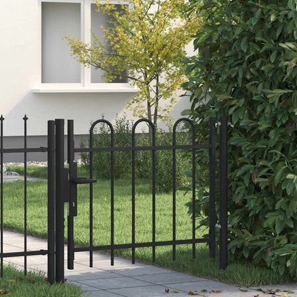 Single Door Fence Gate BOXTEL with Hoop Top 100 x 75 cm