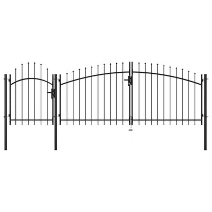 Garden Gate Woerden Steel 1.5X4 m Black