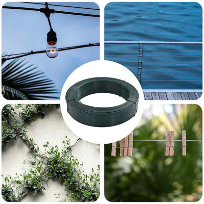 Fence Binding Wire 250 m 2.3/3.8 mm Steel Blackish Green