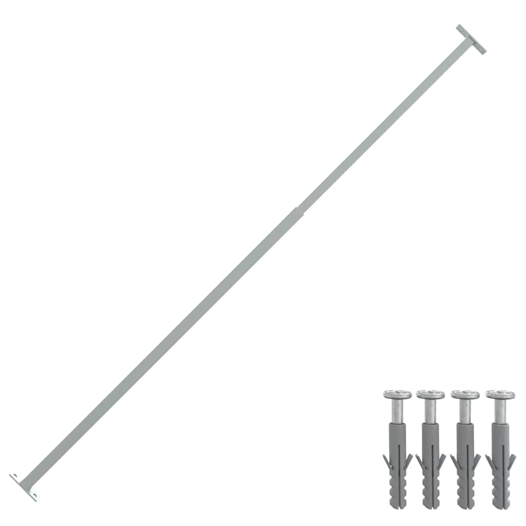 144515 vidaXL Adjustable Security Window Bar 710-1200 mm