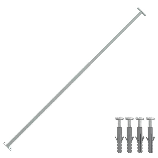 144515 vidaXL Adjustable Security Window Bar 710-1200 mm