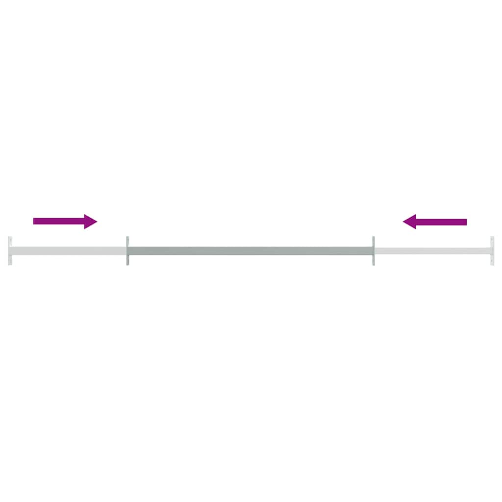 144515 vidaXL Adjustable Security Window Bar 710-1200 mm