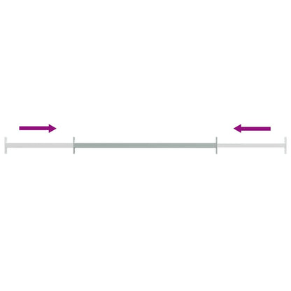 Adjustable Security Window Bars 3 pcs 710-1200 mm