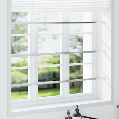 Adjustable Security Window Bars 3 pcs 710-1200 mm