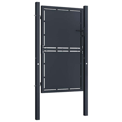 Garden Gate Steel 100x200 cm Anthracite