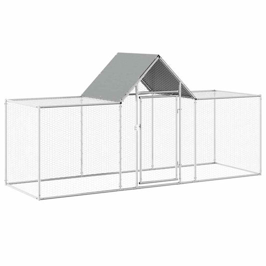 Chicken Coop | Silver | Galvanised steel | Large