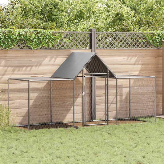 Chicken Coop | Silver | Galvanised steel | Large