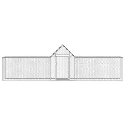 Chicken Coop 5x1x1.5 m Galvanised Steel