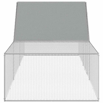 Chicken Coop 5x1x1.5 m Galvanised Steel
