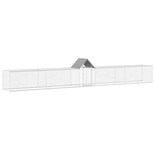 Chicken Coop | Silver | Galvanized steel | Large | Durable | Chicken Coop
