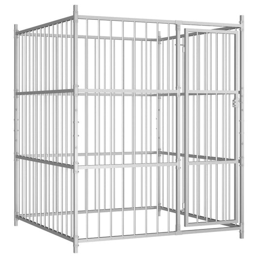 Outdoor Dog Kennel 150x150x185 cm