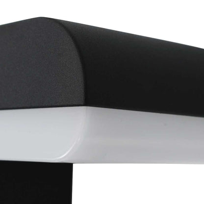 Outdoor LED Wall Light 9 W Black Oval