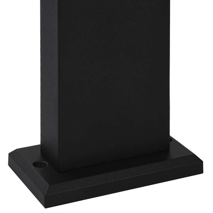 Outdoor LED Lamp 9 W Black Oval