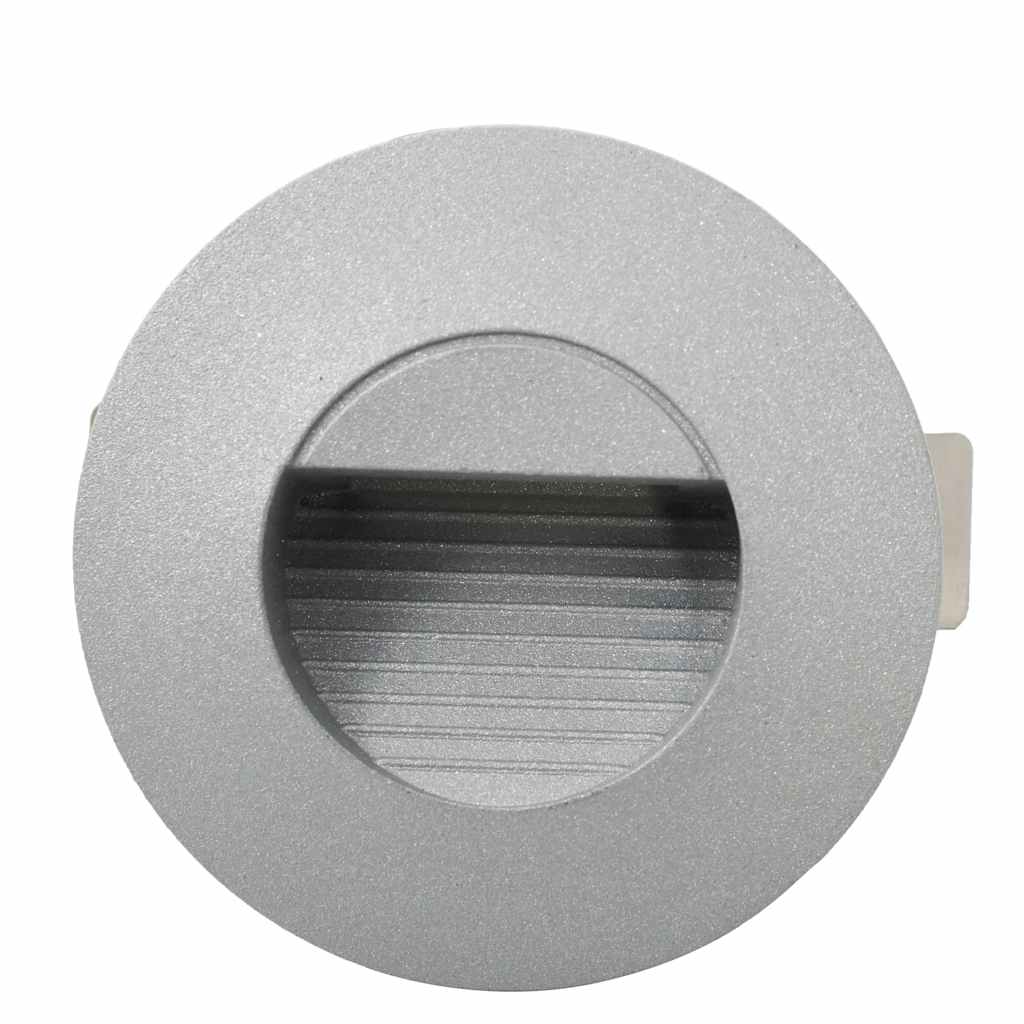 Outdoor LED Wall Lights 6 pcs 2 W Silver Round