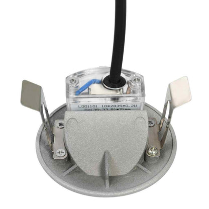 Outdoor LED Wall Lights 6 pcs 2 W Silver Round