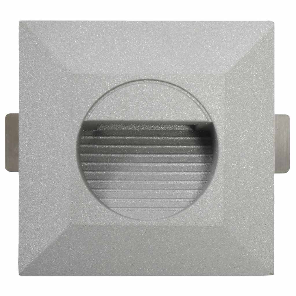 Outdoor LED Wall Lights 6 pcs 2 W Silver Square