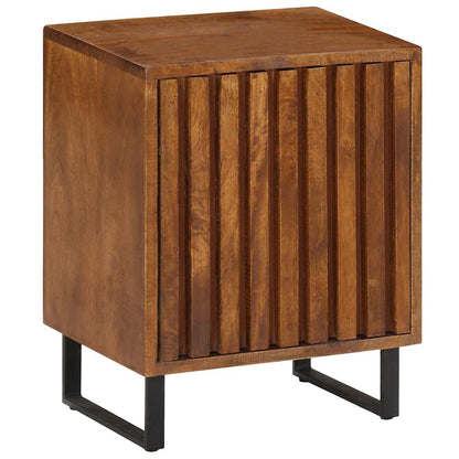247942 vidaXL Bedside Cabinet 40x30x50 cm Solid Mango Wood