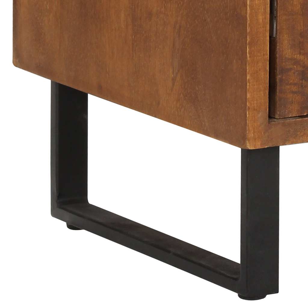247942 vidaXL Bedside Cabinet 40x30x50 cm Solid Mango Wood