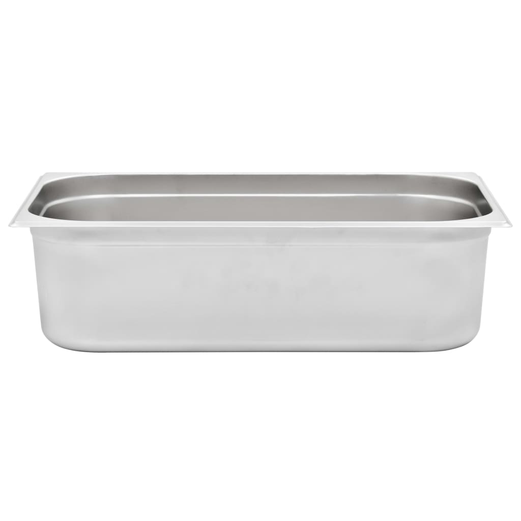 Gastronorm Containers 2 pcs GN 1/1 150 mm Stainless Steel