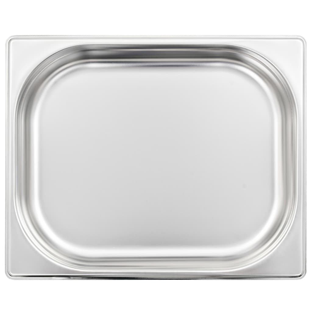 Gastronorm Containers 8 pcs GN 1/2 40 mm Stainless Steel