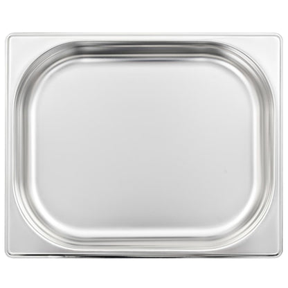 Gastronorm Containers 8 pcs GN 1/2 40 mm Stainless Steel
