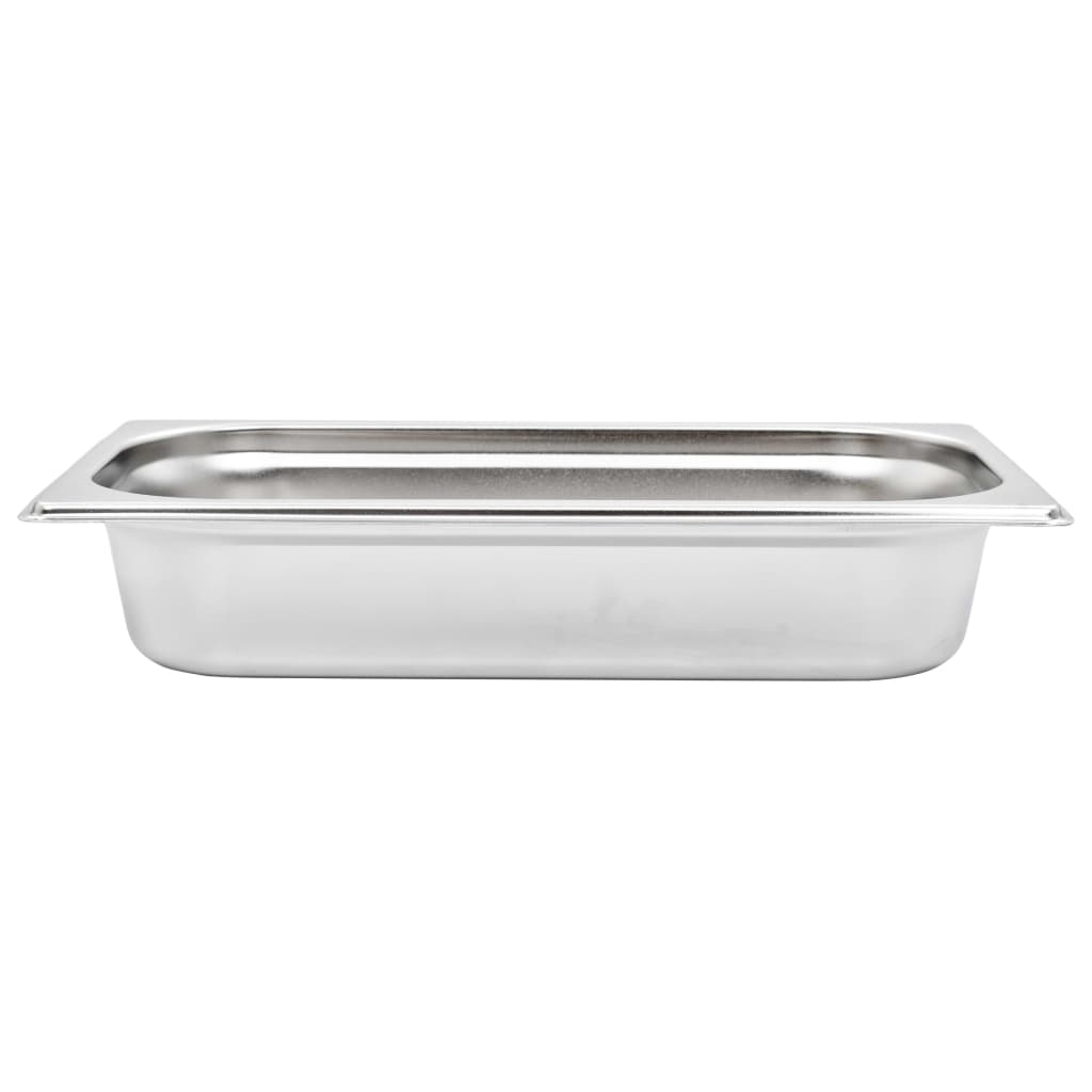 Gastronorm Containers 8 pcs GN 1/3 65 mm Stainless Steel