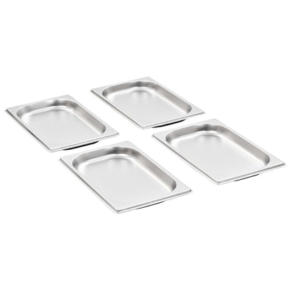 Gastronorm Containers 12 pcs GN 1/4 20 mm Stainless Steel