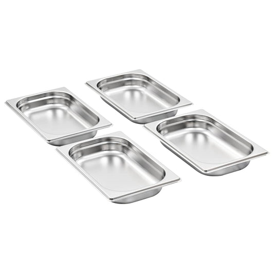 Gastronorm Containers 12 pcs GN 1/4 40 mm Stainless Steel