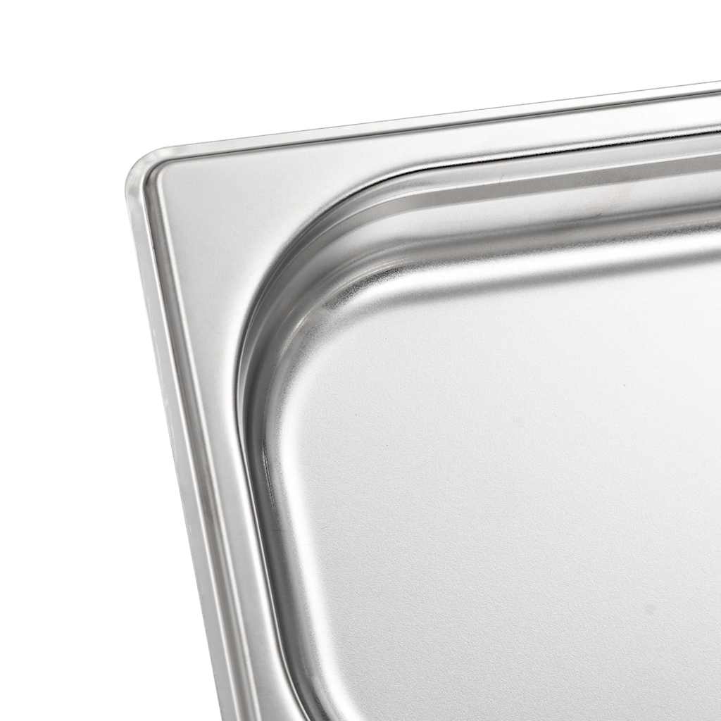 Gastronorm Containers 12 pcs GN 1/4 40 mm Stainless Steel