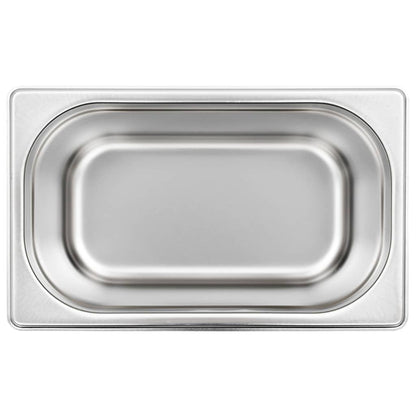 Gastronorm Containers 4 pcs GN 1/4 150 mm Stainless Steel
