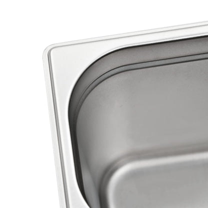 Gastronorm Containers 4 pcs GN 1/4 200 mm Stainless Steel
